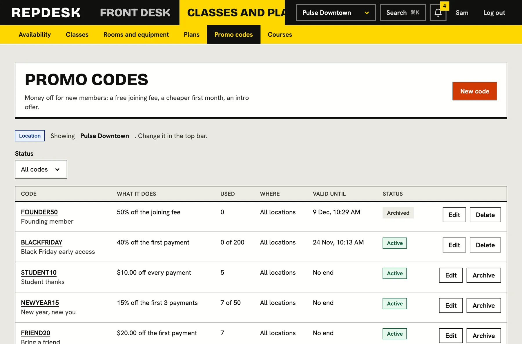 Promo codes with the limits that matter
